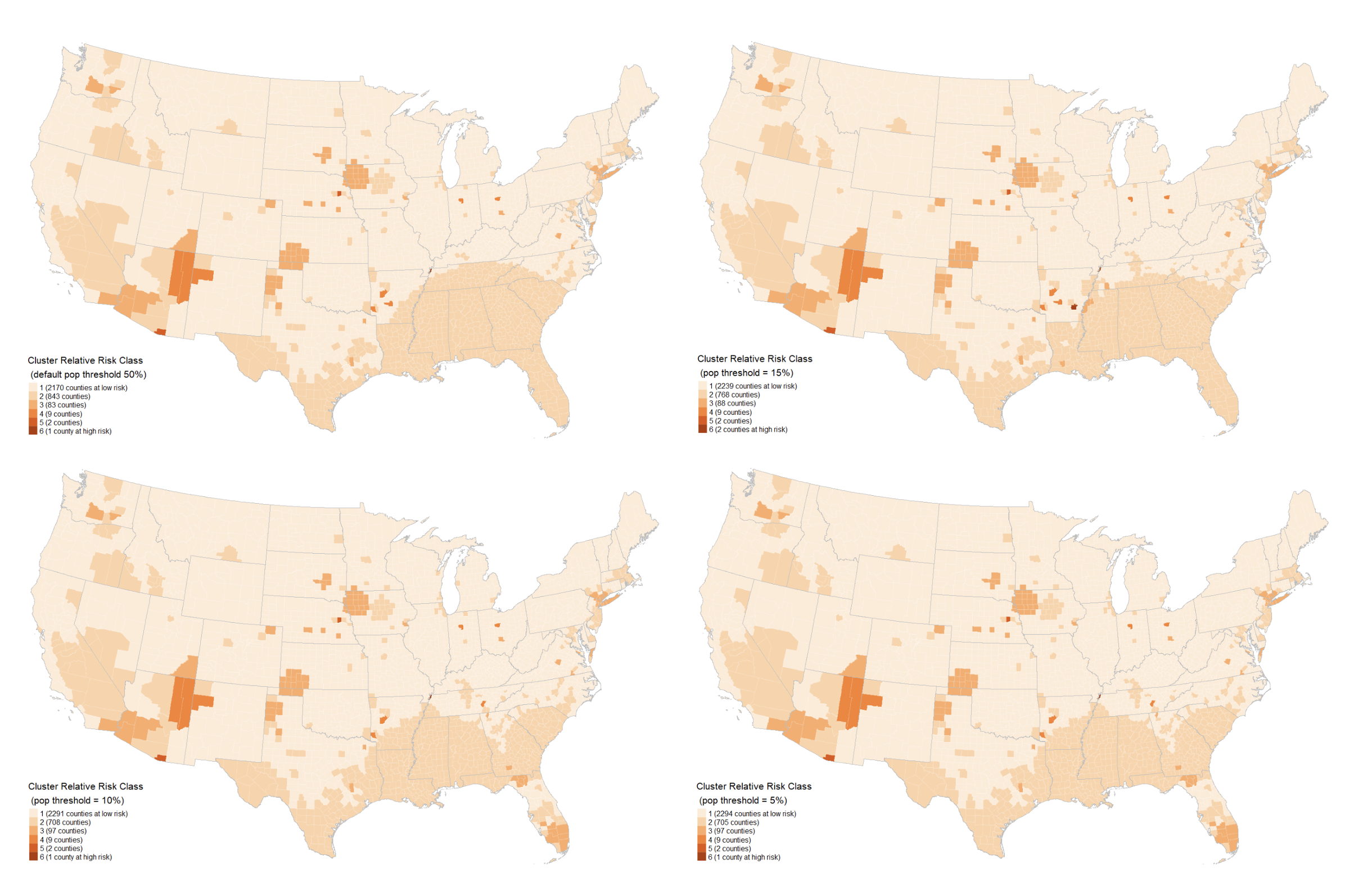 Cluster Relative Risk